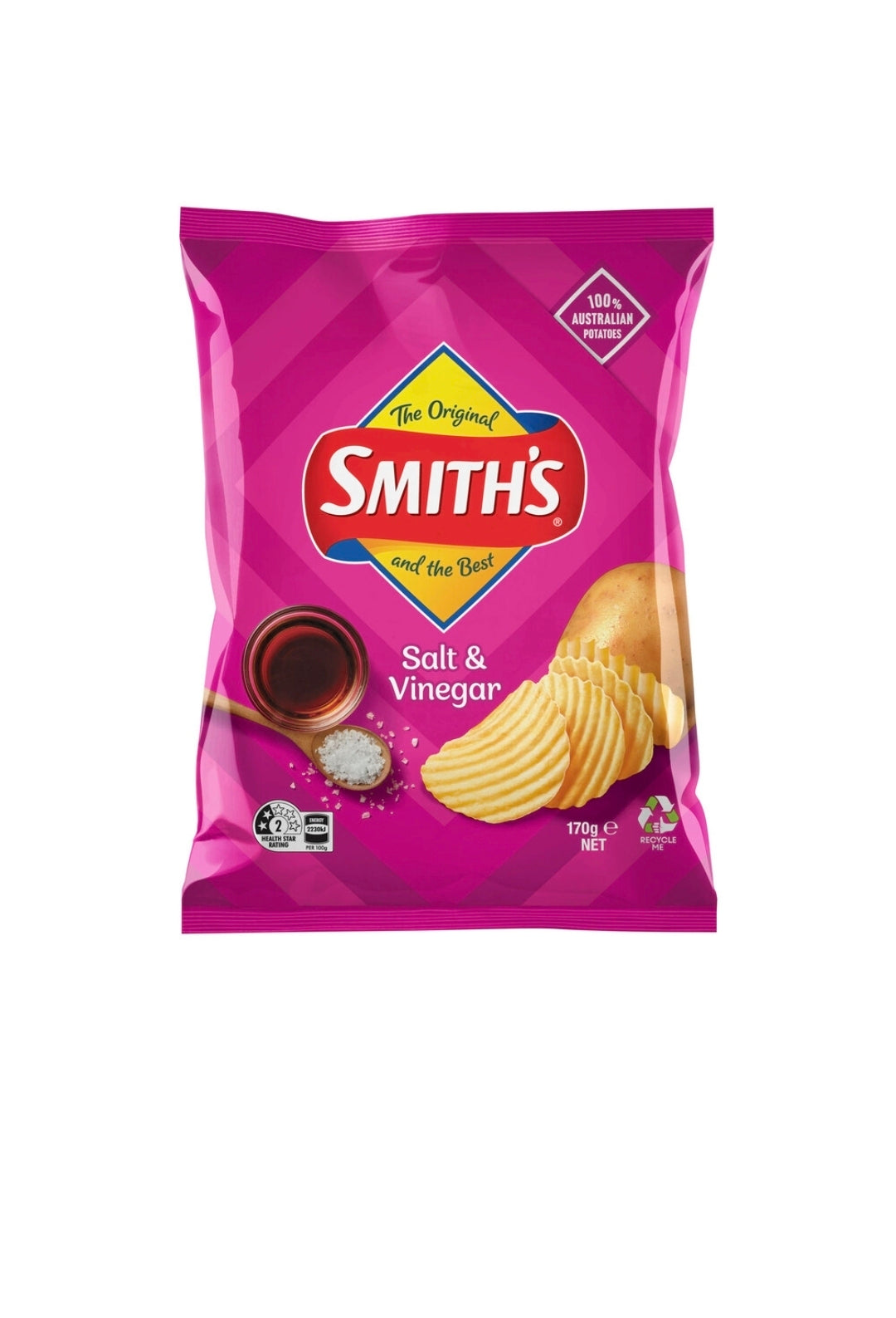 Smiths Salt & Vinegar 170G