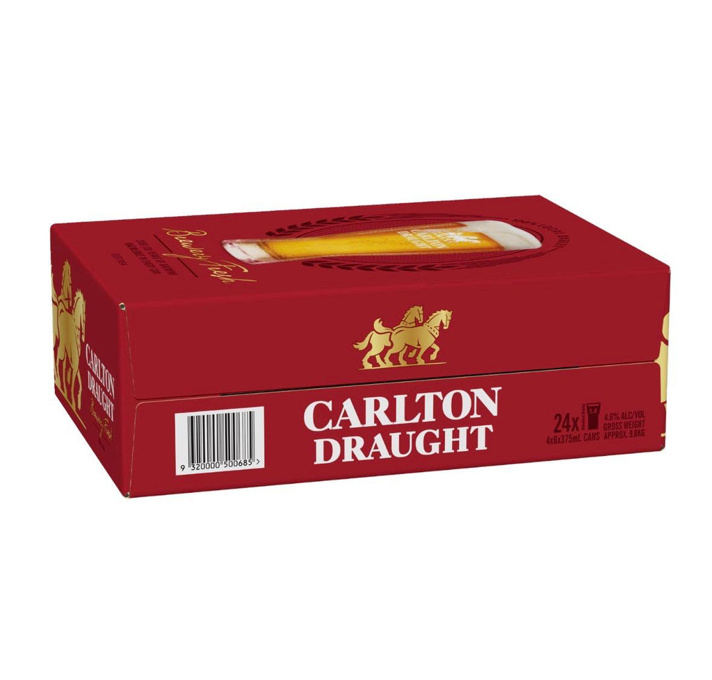 Carlton Draught Cans 375ml