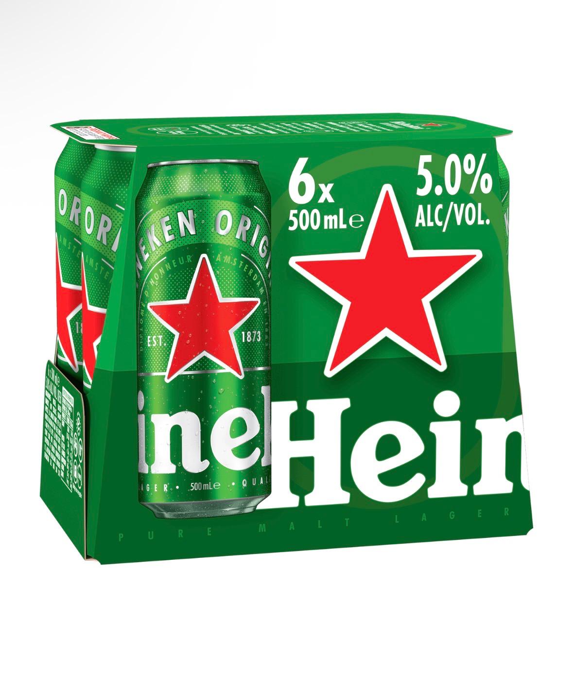 Heiniken Cans 500ml