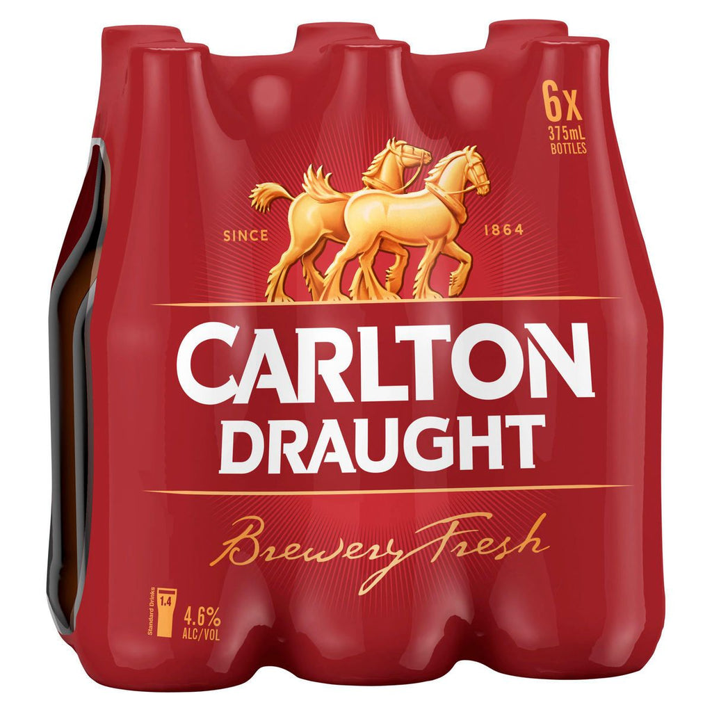 Carlton Draught Stubbies 330ml