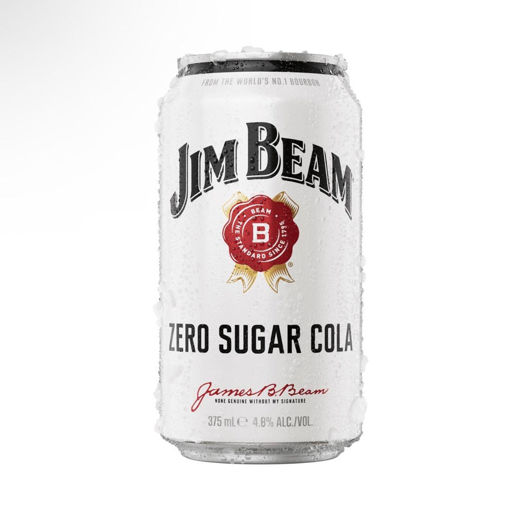 Jimbeam Zero Sugar Cola 375mL