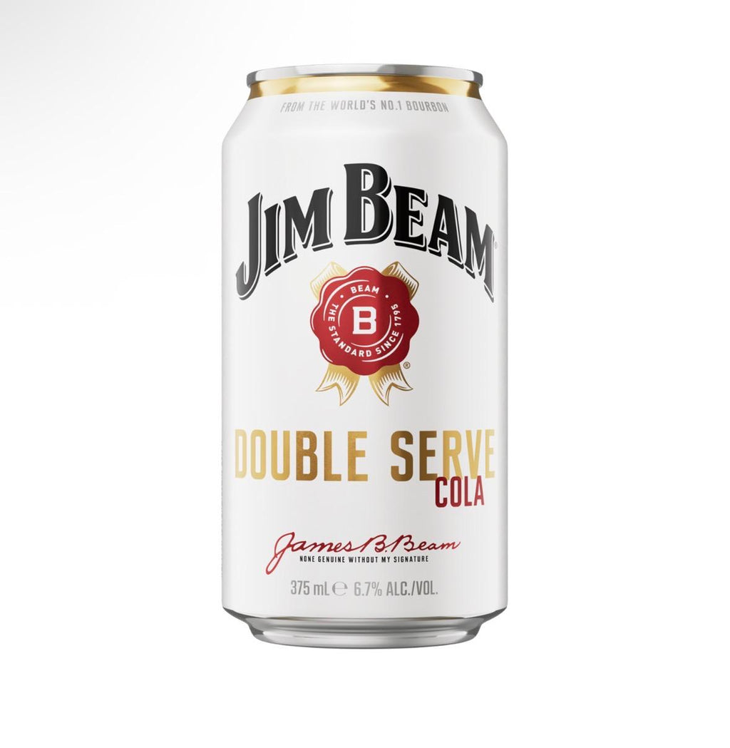 Jimbeam Double Serve Cola 375mL