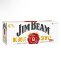 Jimbeam Double Serve Cola 375mL