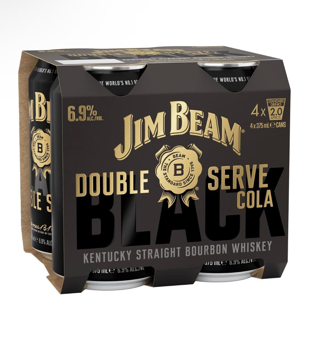 Jimbeam Black Double Cola 375mL
