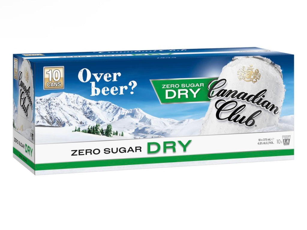 Canadian Clubzero Sugar Dry 375mL