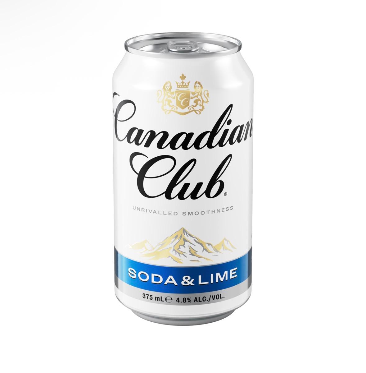 Canadian Club Soda & Lime 375mL