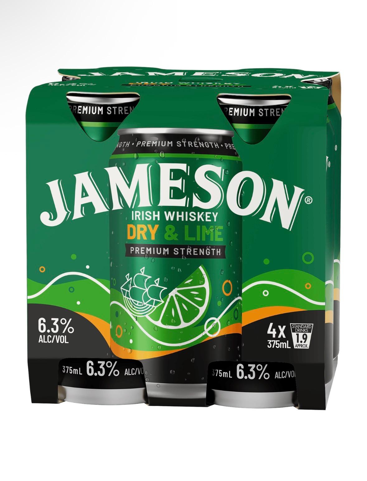 Jameson Dry & Lime 375mL