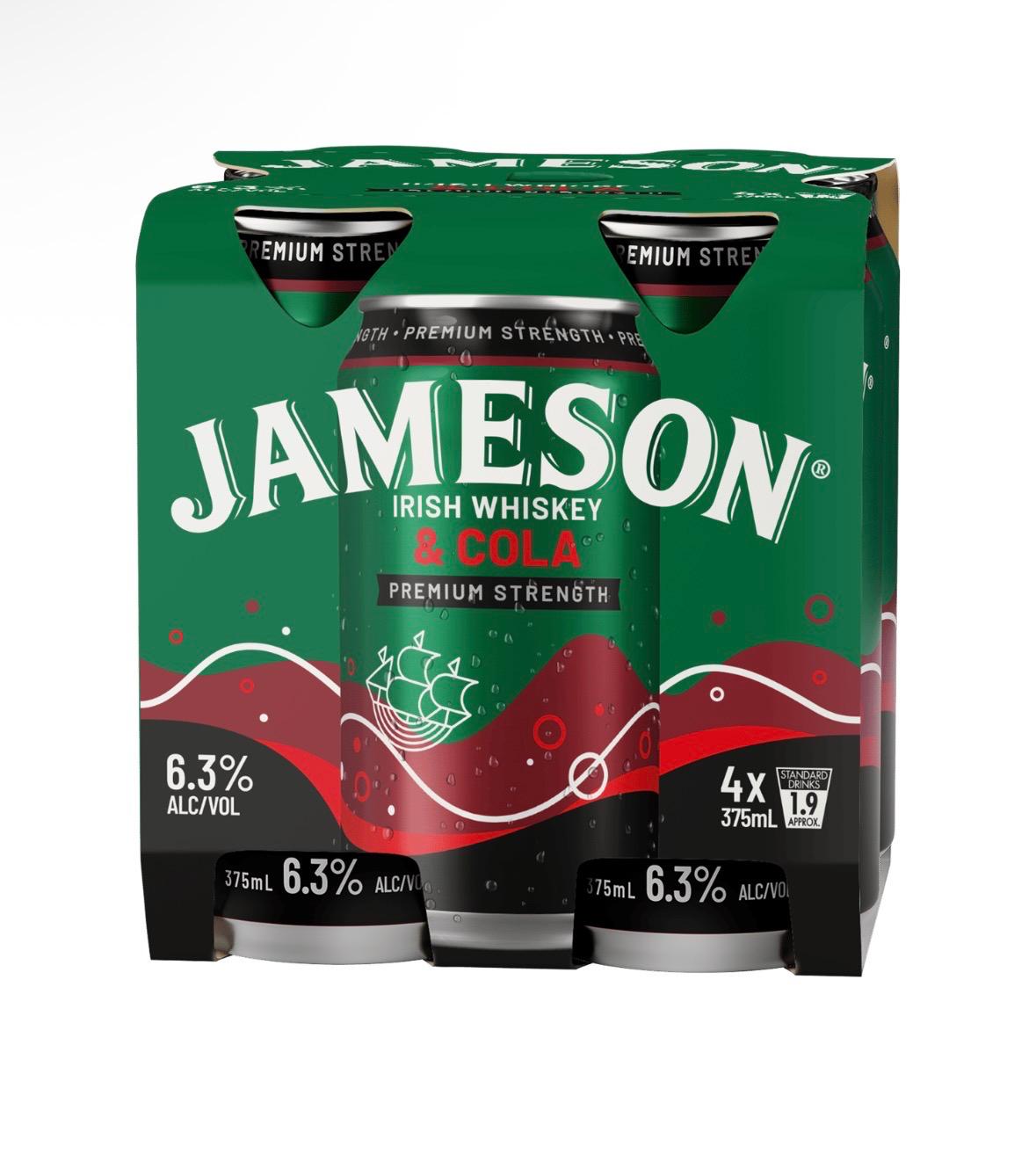 Jameson Raw & Cola 375mL
