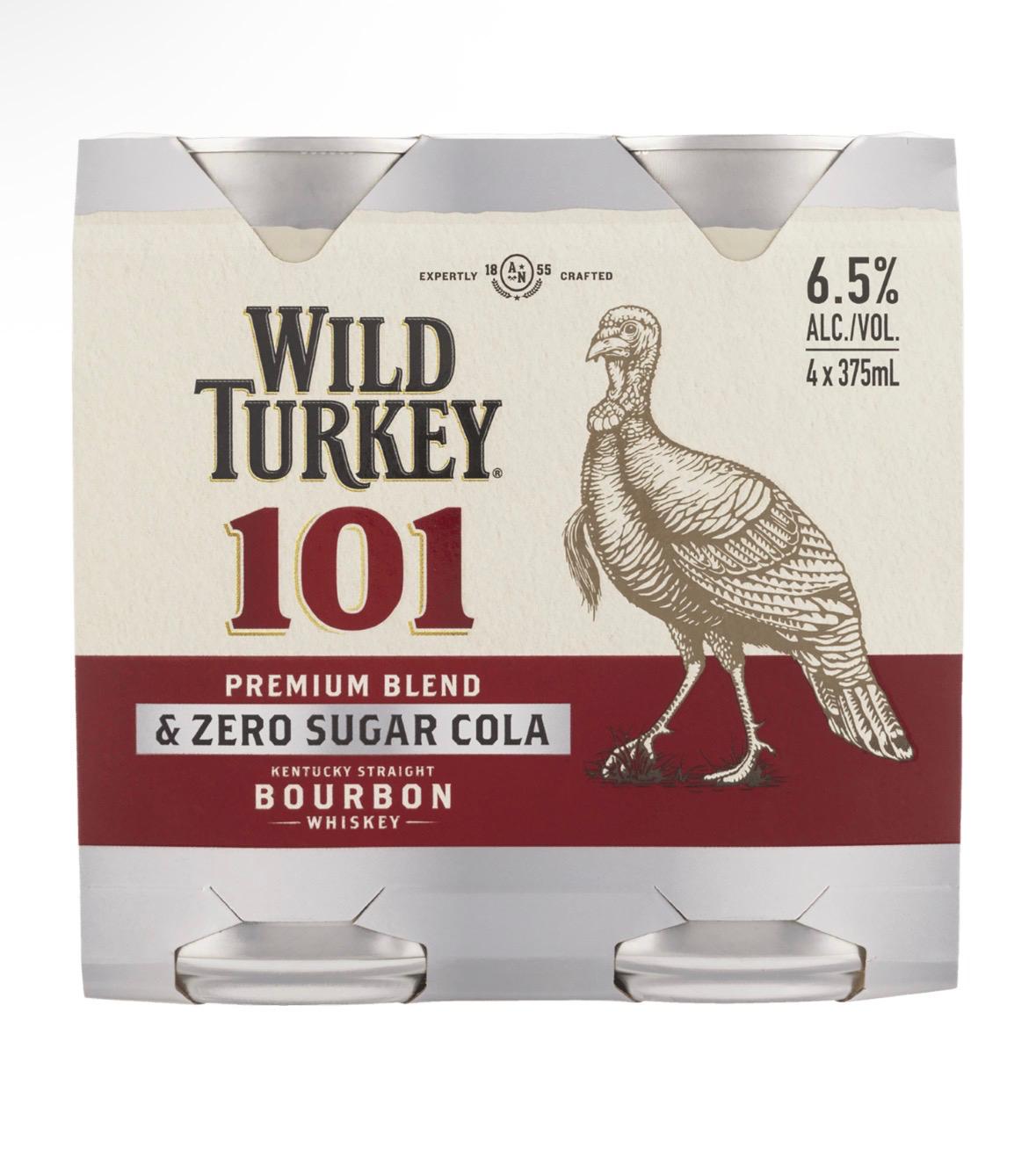 Wild Turkey 101 Zero Sugar 375mL