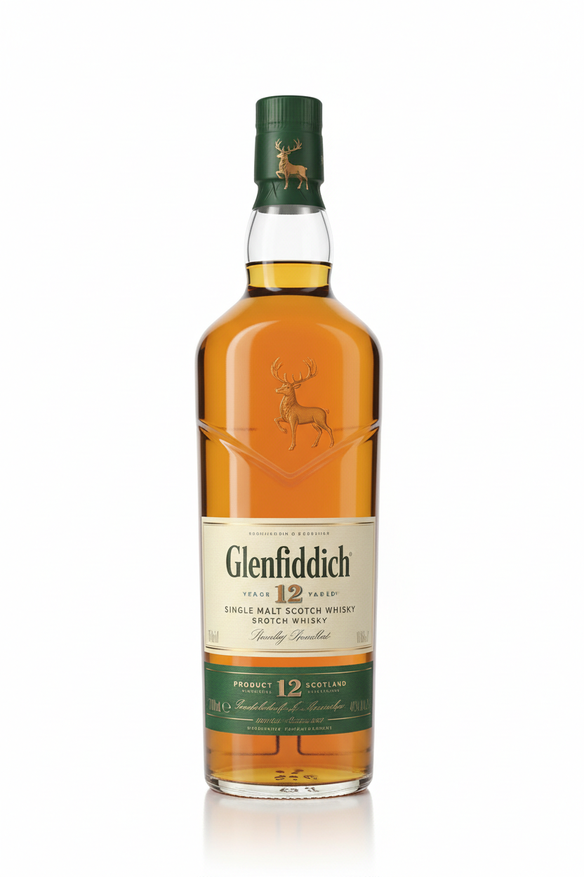 Glenfiddich Malt 12YO 700mL bottle