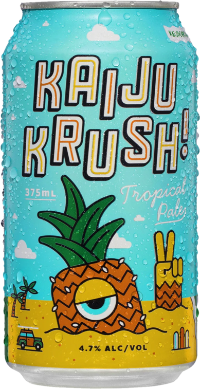 Kaiju Krush Tropical Pale Ale Cans 375mL